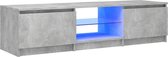 vidaXL-Tv-meubel-met-LED-verlichting-140x40x35,5-cm-betongrijs