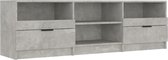 vidaXL-Tv-meubel-150x33,5x45-cm-bewerkt-hout-betongrijs
