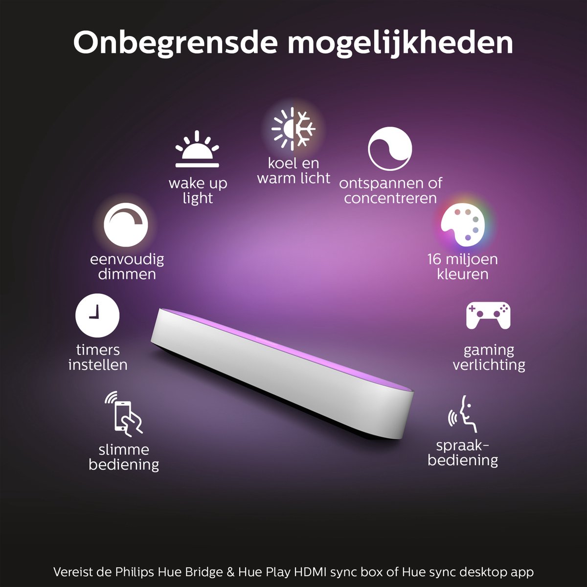 Philips Hue Play - Slimme Verlichtingsbar thumbnail 3