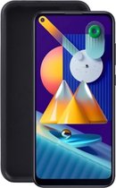 Hoesje Geschikt voor Samsung Galaxy A71 TPU back cover/achterkant hoesje kleur Zwart