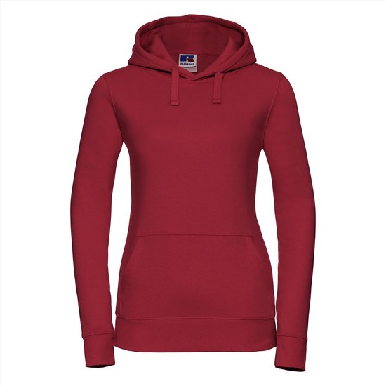 Russell - Authentic Hoodie Dames - Rood - L