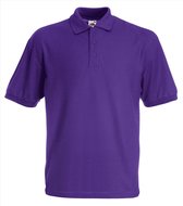 Fruit of the Loom - Classic Pique Polo - Paars - XL