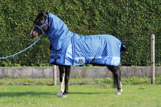 MHS Winterdeken Roza 400 gram vaste hals 140/175 cm Blue Rings