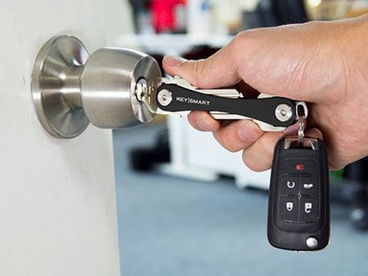 KeySmart sleutelopberger 2.0 Extended 2-8 sleutels Zwart 