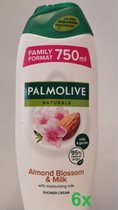 Palmolive Douchegel Almond Blossom &Almond Milk - 6 x 750 ml - Voordeelverpakking