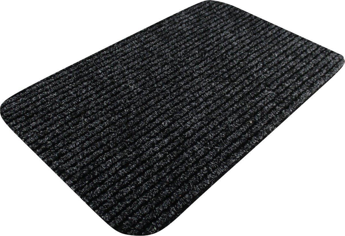 Deurmat voor buiten en binnen - Antraciet - 100 x 120 cm
