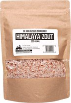 De Biologische Kruidenier Himalaya Zout - 300gr - grof - roze zout - navulling - hersluitbare zak