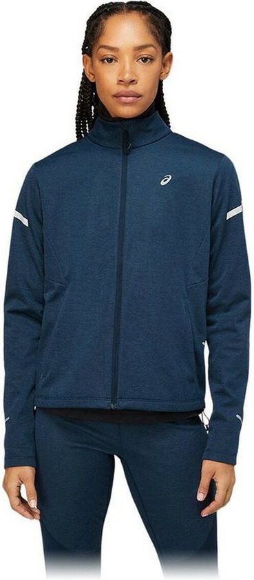 Women's Sports Jacket Asics Lite-Show Navy Blue