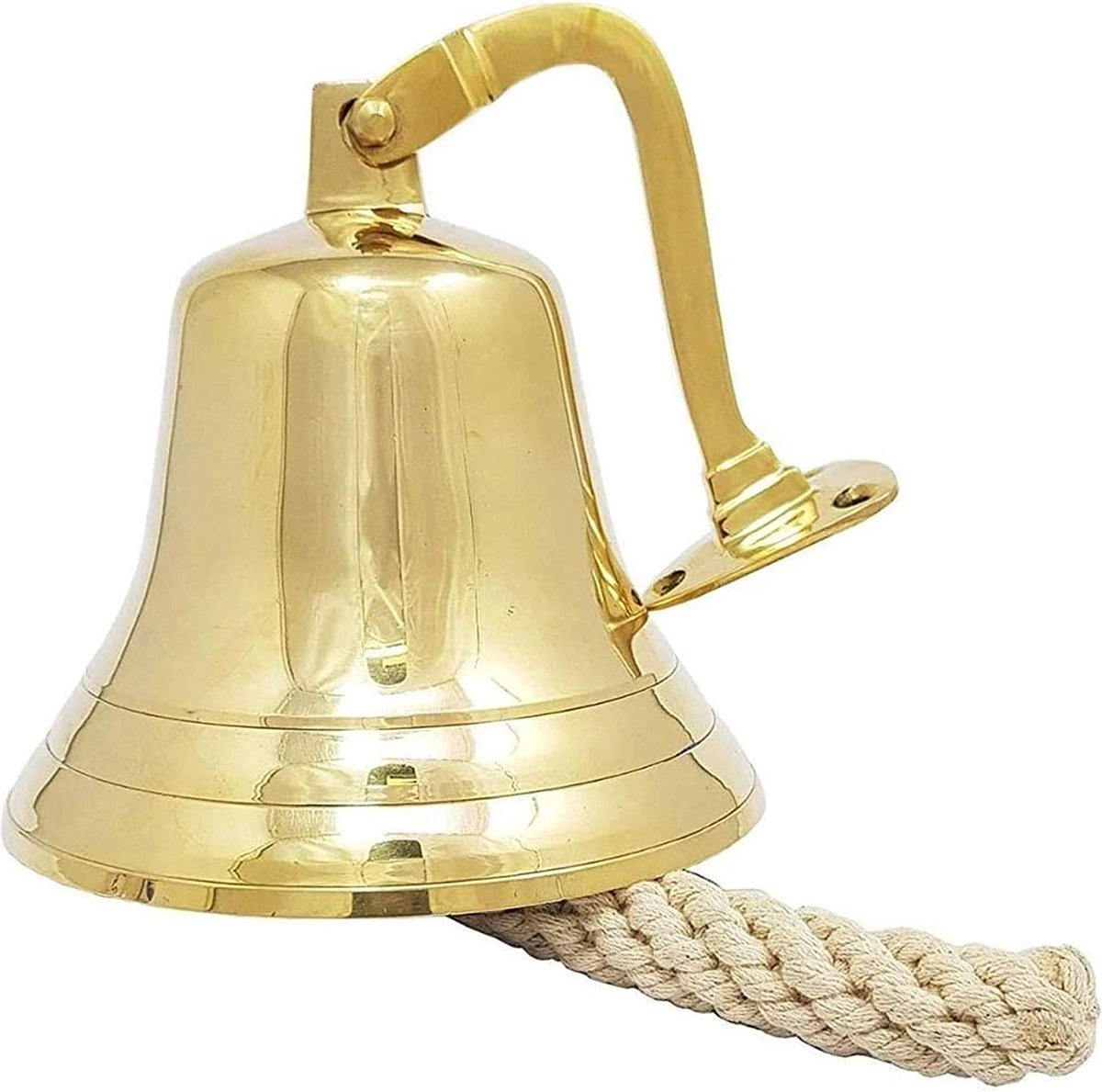 Cloche D'Appel Alnicov - Argent Mat - Pour Mariage, Salle De Classe, Restaurant - Design Vintage Avec Motif Floral