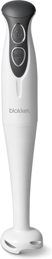 Blokker Staafmixer - 2 Snelheden - RVS - Wit | bol.com