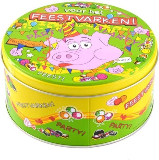 Snoeptrommel - Feestvarken