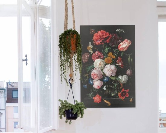 Jan Davidsz de Heem - Nature morte aux fleurs - Affiche 61 x 91,5 cm