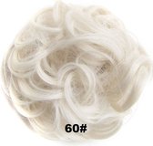 Jumada's - "60# Blonde Curly Haar Wrap Extension | Haarstukje | Clip-in Hair Extensions | Messy Bun Flip-in | Haar Extensions"