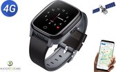 WatchToCare® WTC31 K - Smartwatch Kinderen - GPS tracker - GPS Horloge Kind - Camera - Take Off Alarm - Inc. Lebara Simkaart met €5,-- te goed - Screen protector - Stylus - 4G - Géén Abonnement nodig - Incl Laadadapter - Black