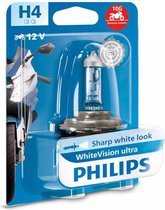Philips WhiteVision Ultra Moto H4 12342WVUBW enkele lamp