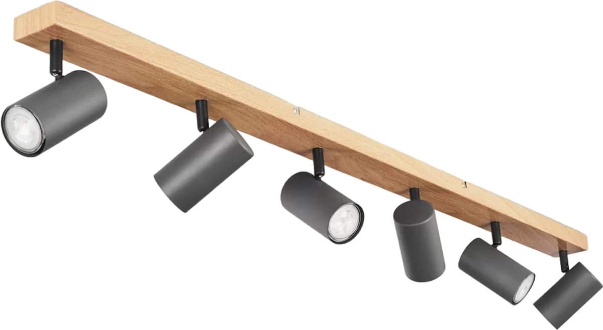 NETTLIFE Rond Plafondlamp Met 1 E27 - Gloeilamp, 30 Cm, Moderne Kamer, Grijze Lantaarn Met Stofkap Ganglamp Voor Salon Keuken