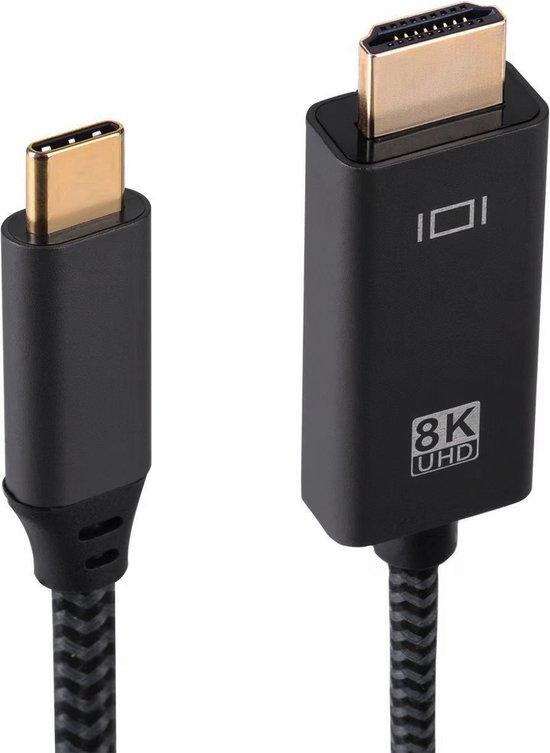 Qnected® Câble HDMI 2.1 1 mètre - 4K@120Hz, 8K@60Hz - HDR10+