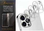 APROTECT® - Camera Lens protector geschikt voor iPhone 12 Pro Max - Tempered glass - Geschikt voor iPhone 12 Pro Max - Camera Screen protector - Glasplaatje - 2 stuks