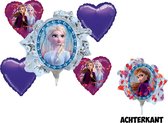 Amscan – Disney Frozen – Ballon set – 5-Delig - Hearts – Helium ballon – Folieballon – Versiering - Kinderfeest.