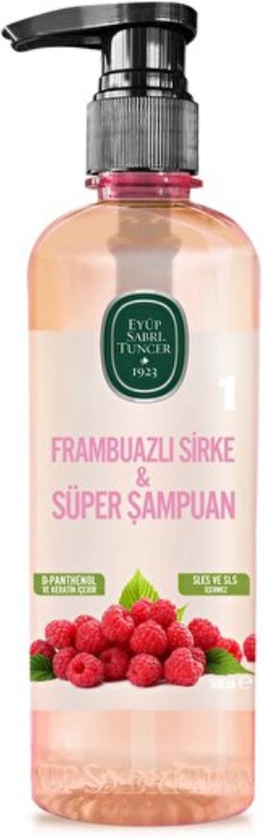 Eyüp Sabri Tuncer - Frambozenazijn en Shampoo - 500 ml