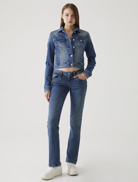 LTB Jeans Valerie Dames Bootcut Jean - Donkerblauw - Lapis Wash