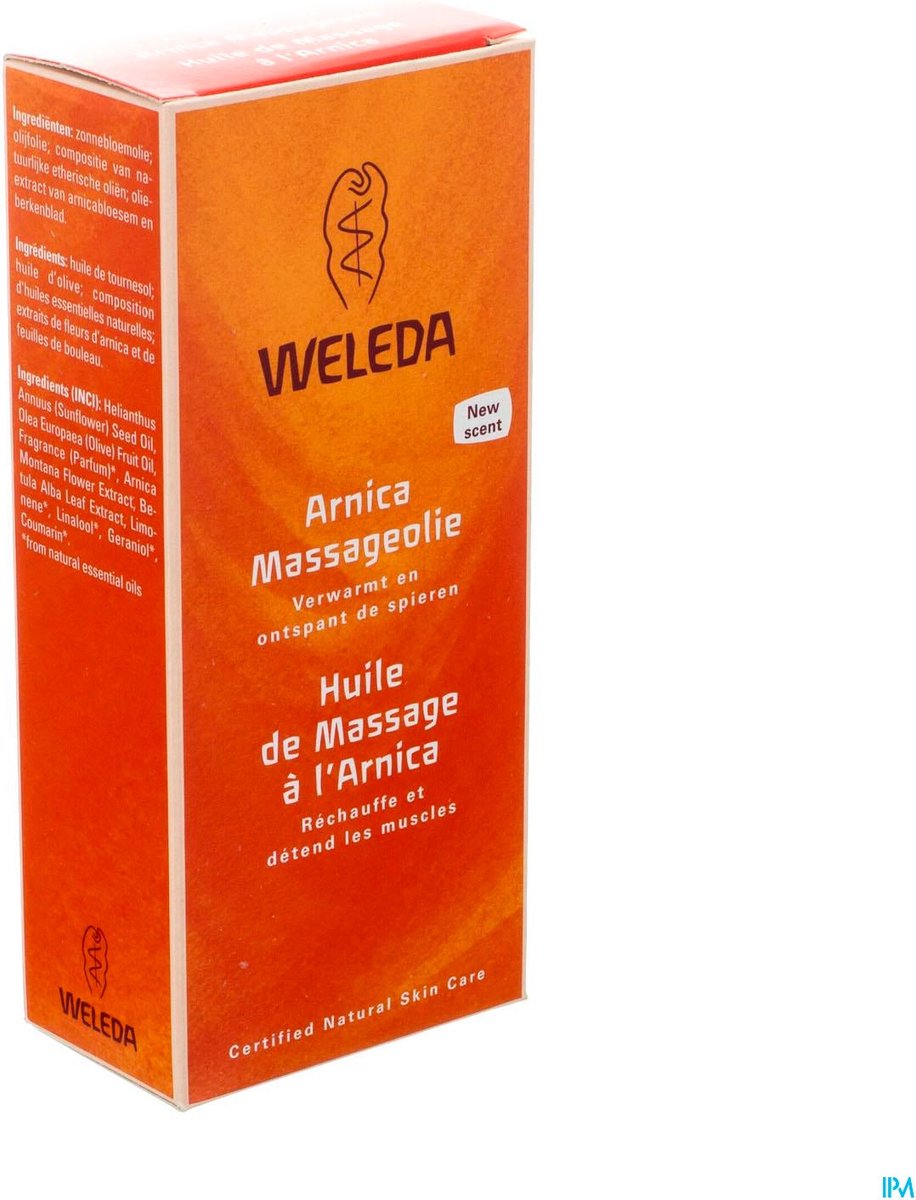 Weleda Huile de Massage Sport à l'Arnica - 200 ml - Biologique