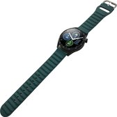 Mobigear - Watch bandje geschikt voor Huawei Watch GT Runner Bandje Flexibel Siliconen Gespsluiting | Mobigear Color - Groen