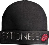 The Rolling Stones - Stones Embellished Beanie Muts - Zwart