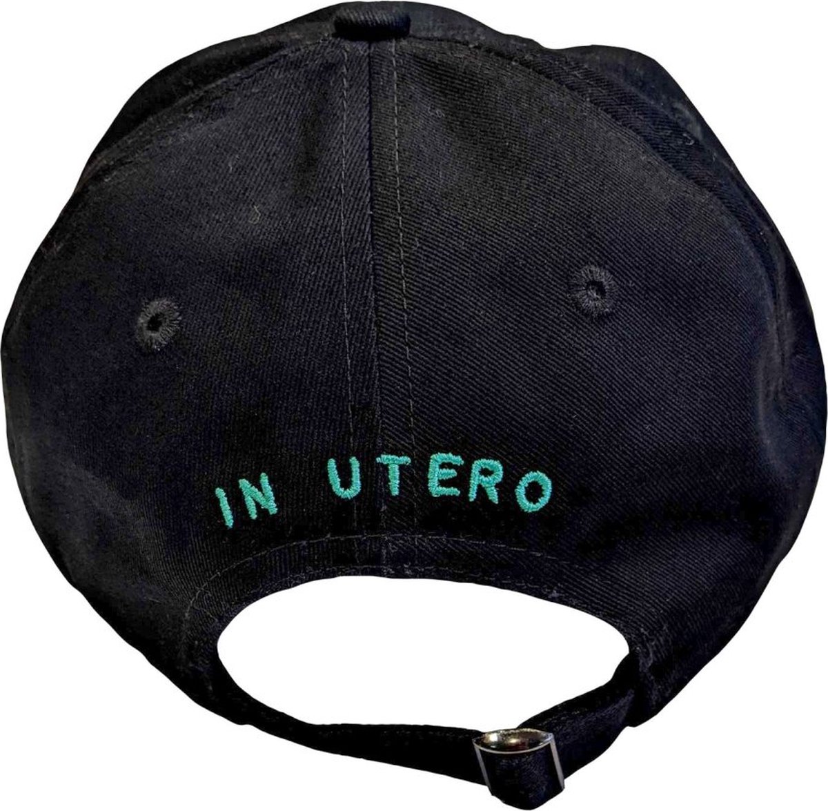 Casquette De Baseball Officielle Nirvana 'Smiley' - Taille Unique, Noire, Neuf Avec Étiquettes