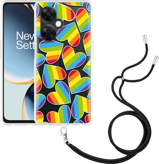 Telefoonketting voor OnePlus Nord 5 5G - smartphone halsketting hoes Telefoonketting voor OnePlus Nord 5 5G - smartphone halsketting hoes