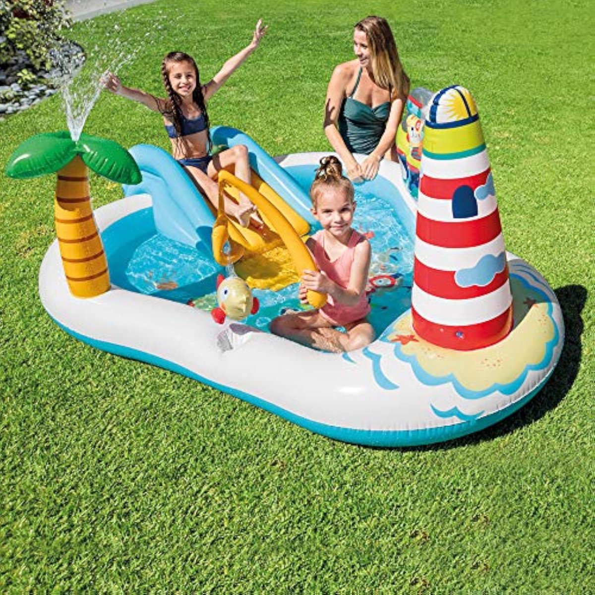 Piscine de jeu Intex Jungle Adventure - 257x216x84cm