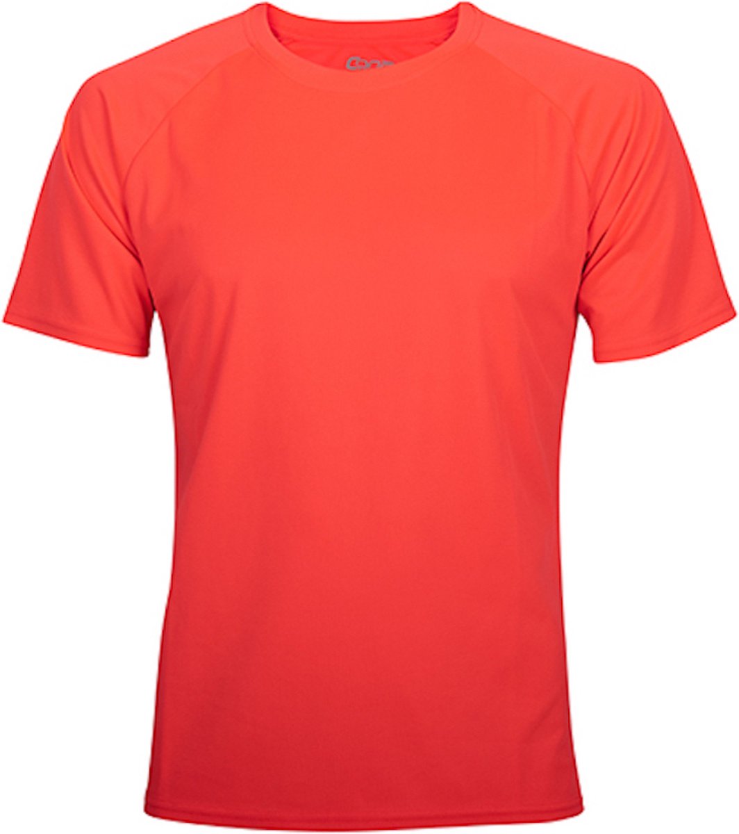 Herensportshirt 'Tech Tee' met korte mouwen Neon Coral - L