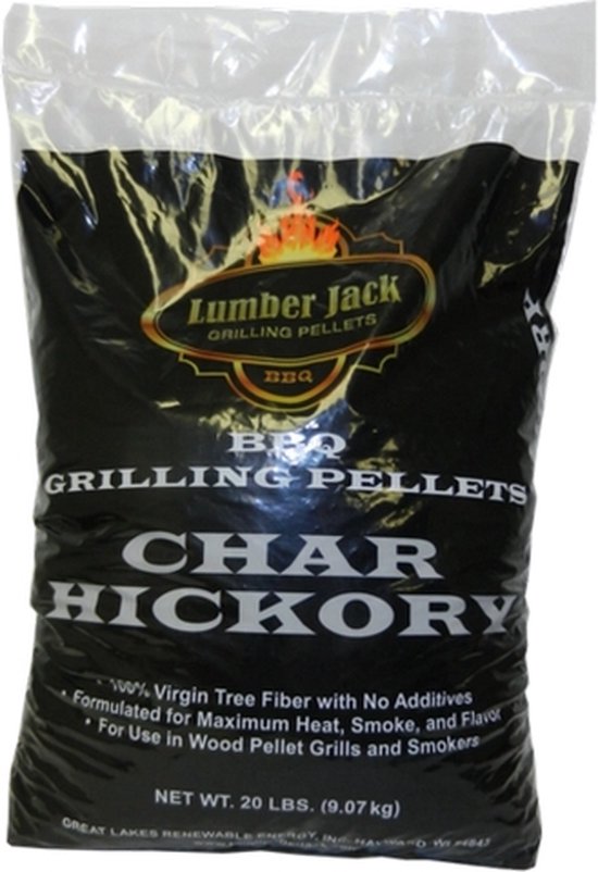 LumberJack BBQ pellets Charblend Hickory grill pellets voor de barbecue