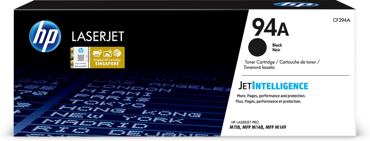 HP 94A - Zwart - origineel - LaserJet - tonercartridge (CF294A)