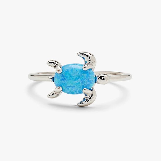 Pura Vida- Opal Sea Turtle Ring - Maat 8