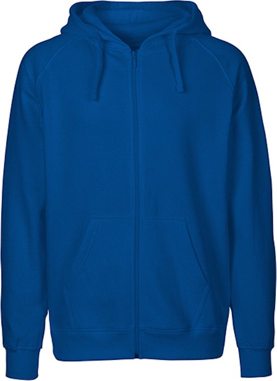Fairtrade Sweat à capuche Zip pour hommes Royal - L