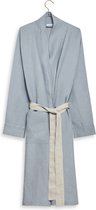 Yumeko kimono badjas gewassen linnen dusk blauw s