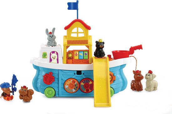 VTech Zoef Zoef Dieren - Dierenboot Activity-Center - Educatief Speelgoed - Babyspeelgoed - Cadeau - Vanaf 1 Jaar