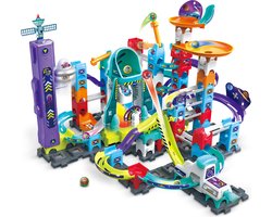 foto van VTech Marble Rush Space Magnetic Mission Set XL300E Knikkerbaan - 120 Onderdelen - Incl. 10 Knikkers met Licht- en Geluidseffecten - Speelgoed 4 t/m 12 Jaar