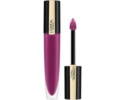 L'Oréal Paris Rouge Signature Lippenstift - 104 I Rebel - Paars - Matte Vloeibare Lipstick