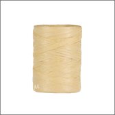 Luxe Cadeaulint - Raffia Lint - Paper Lint - Crème - 100 meter - 5mm - Hobbylint - Versierlint - Papier