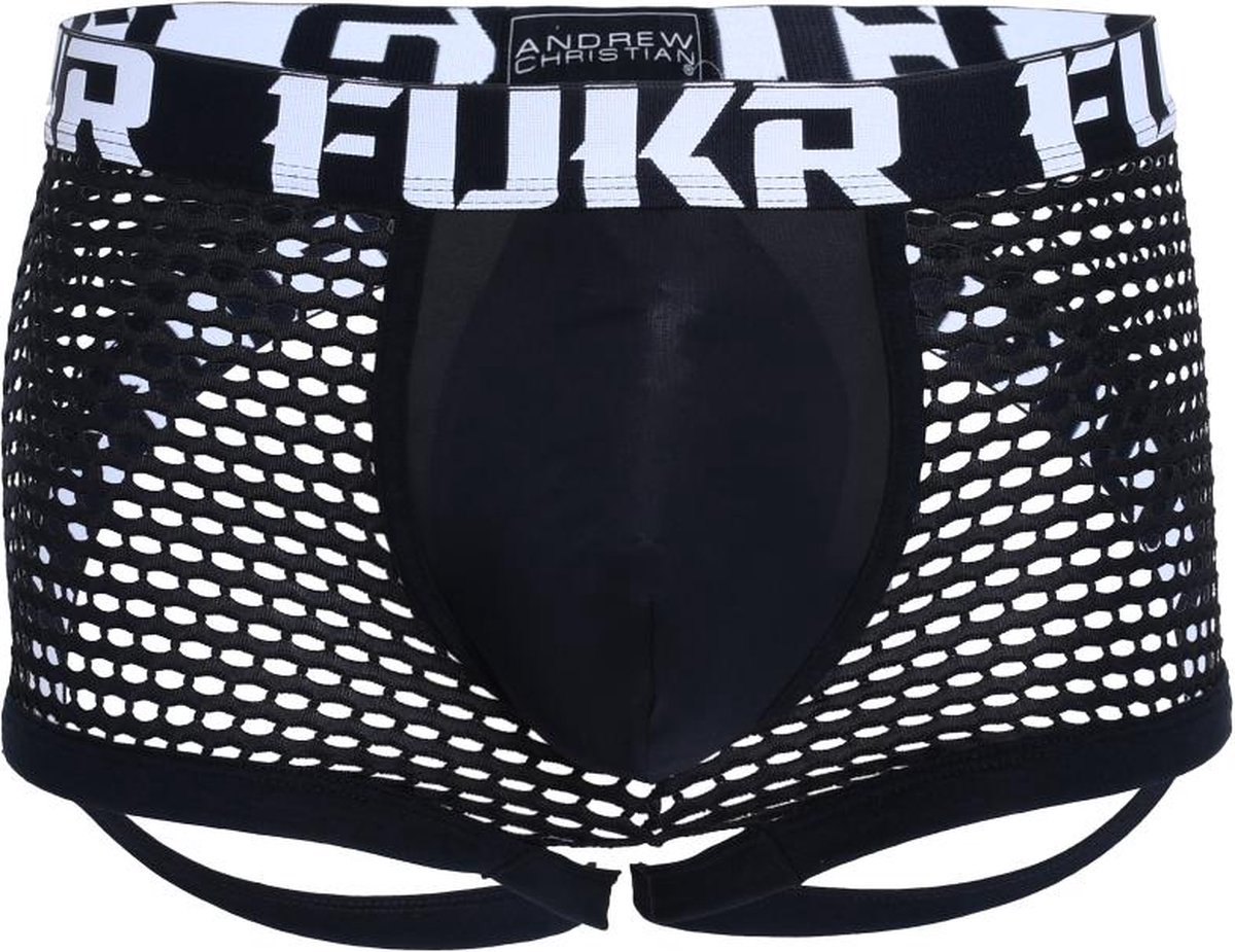 Andrew Christian FUKR Access Mesh Boxer Jockstrap - Maat XL - Erotische Heren Ondergoed - Sexy Mannen Onderbroek