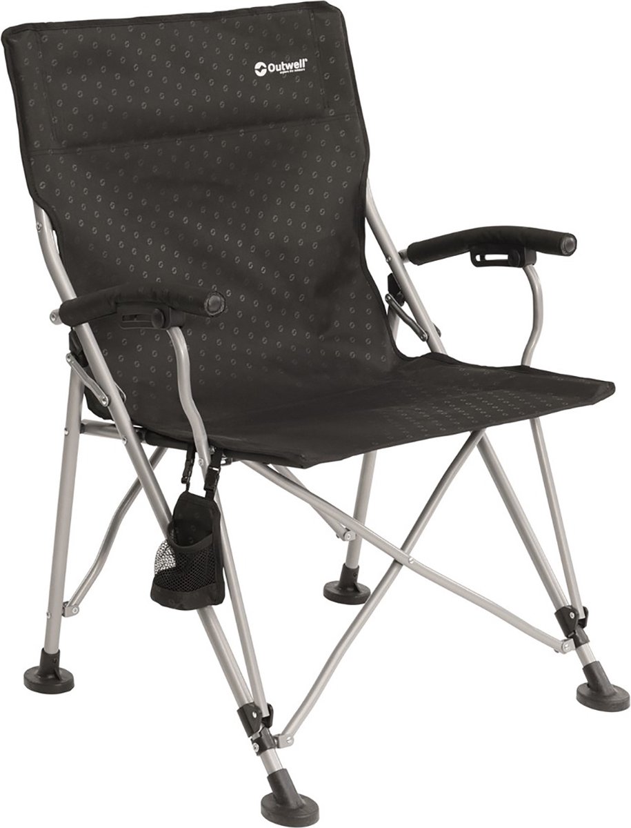 Outwell Campo Campingstoel - Zwart/zilver