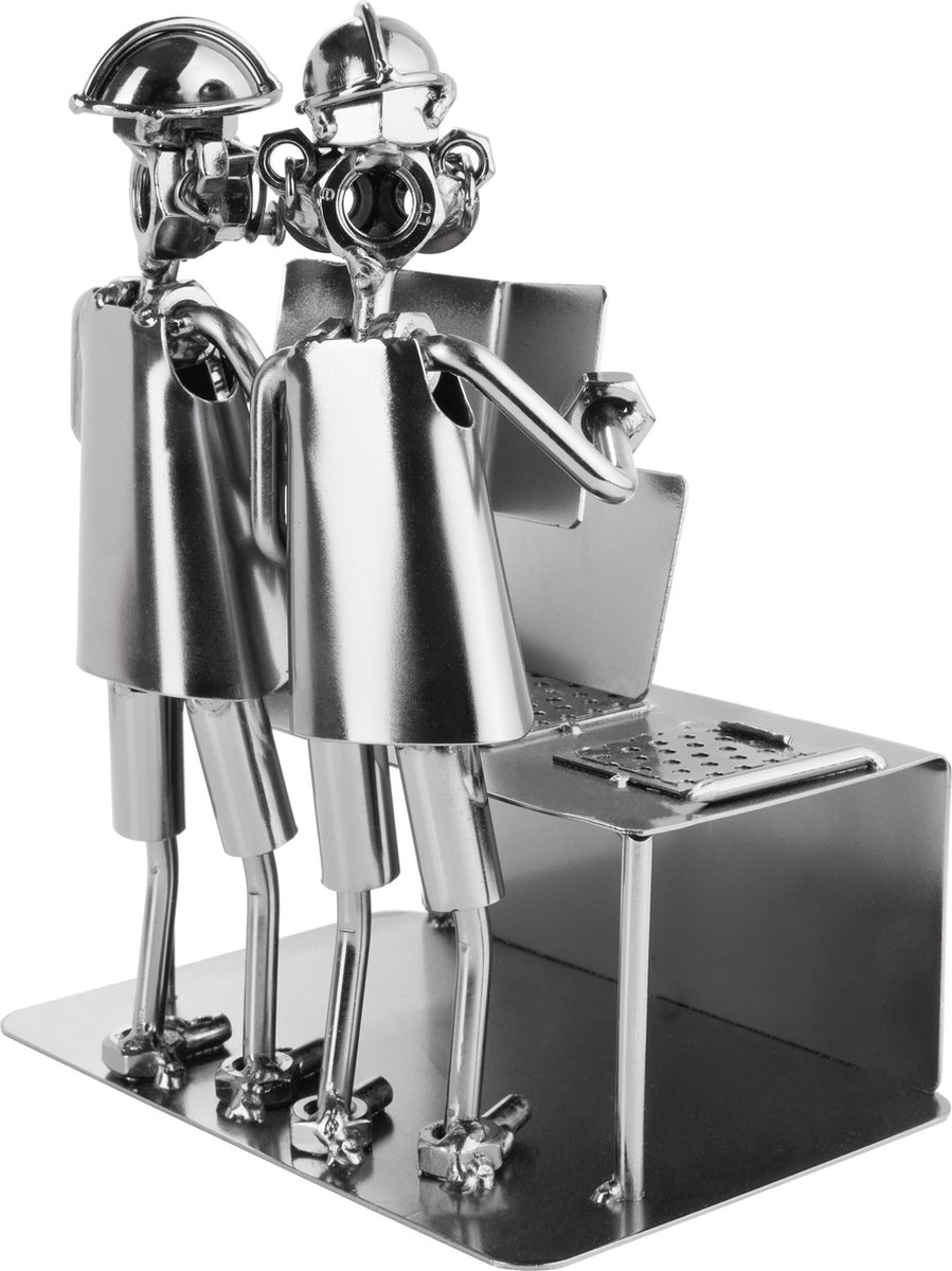 Steelman24 I Schroevenmannetje Kok I Gemaakt in Duitsland I Handgemaakt I Cadeauidee I Staalfiguur I Metaalfiguur I Metalen mannetje