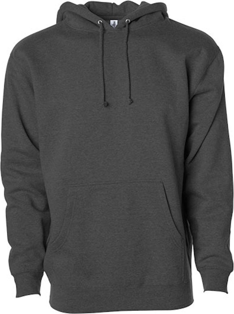 Independent Men´s Heavyweight Hooded Pullover – M Charcoal Heather