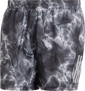 adidas Performance Own the Run Allover Print Short - Heren - Wit- L 7"