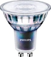 Philips - LED spot - GU10 fitting - MASTER LED - ExpertColor - 5.5-50W - 930 - 3000K warm wit - 36D