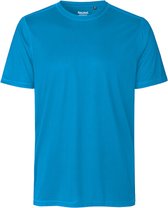 Bol.com Herensportshirt 'Performance' met korte mouwen Sapphire - M aanbieding