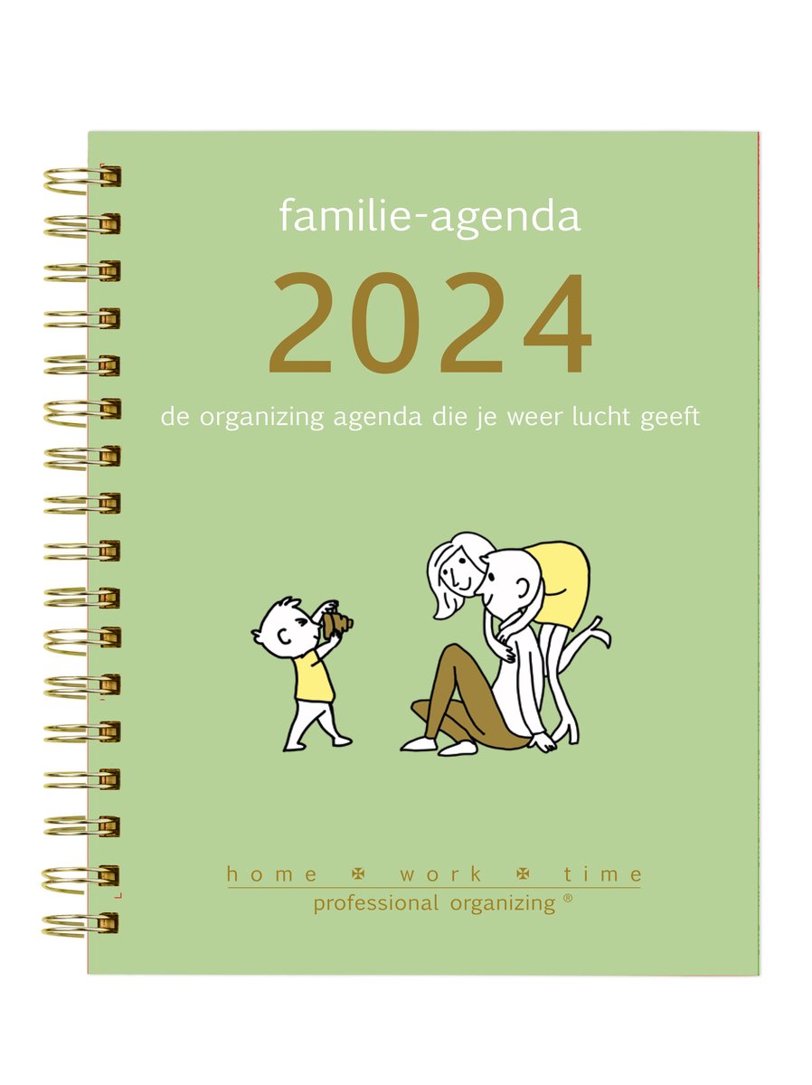 COLAND Agenda Semainier 2024 Spirale - A5 (Janvier à décembre 2024