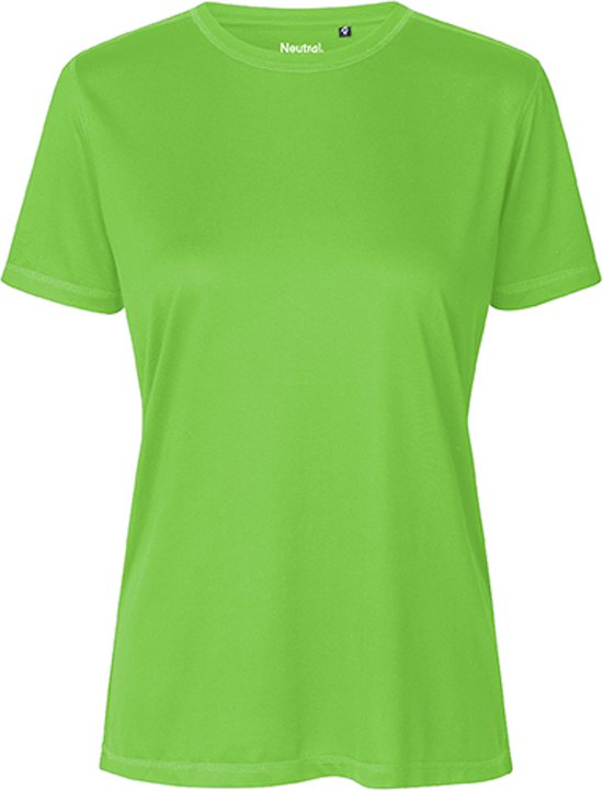 Damessportshirt 'Performance' met korte mouwen Lime - XS